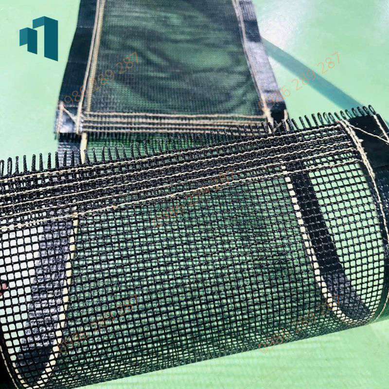 Băng Tải Teflon Đen Ô 4x4mm